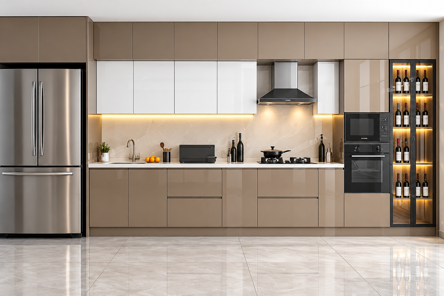 Lak Panel Mutfak Dolabı – %100 MDF | Mutfak Dolabım